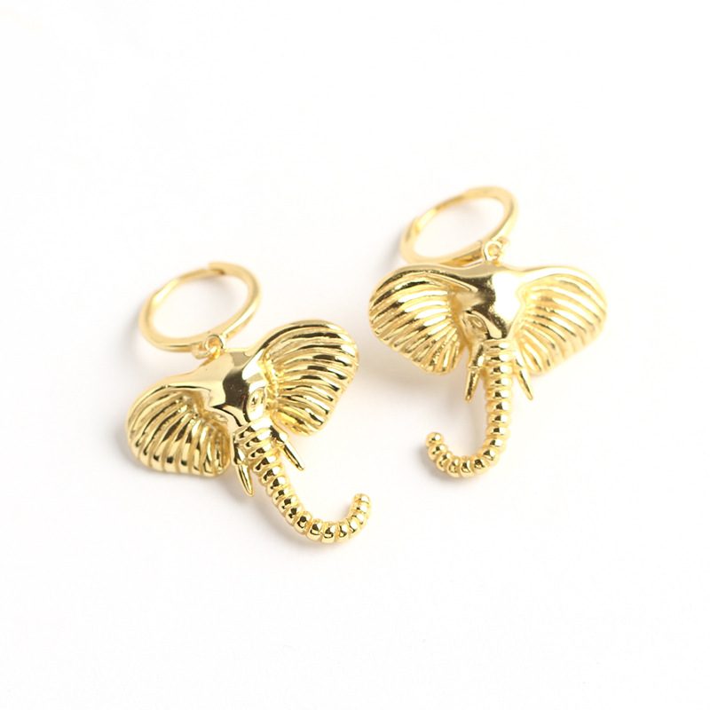 S925 Silver Elephant Earrings With Silver Earrings For Female