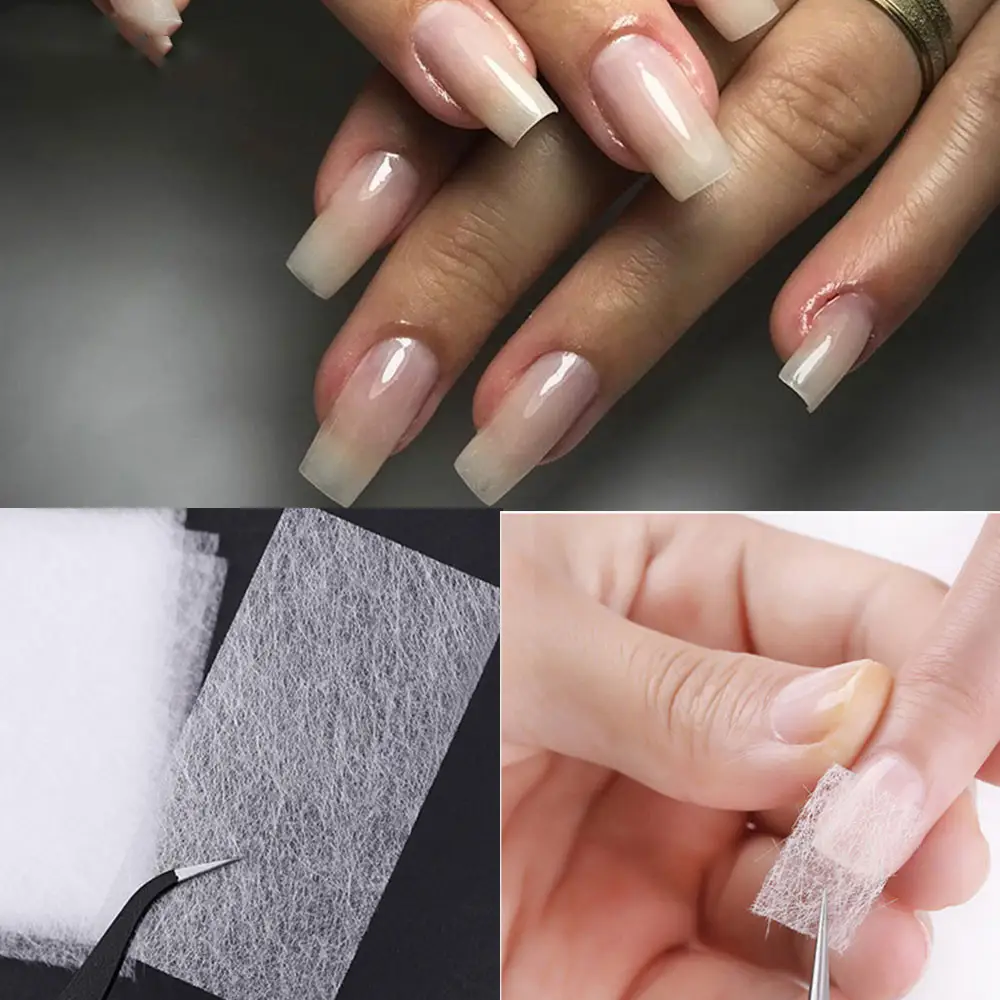 Manicure Transparent Fiber Extension Adhesive Set