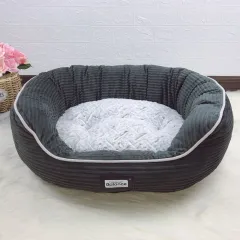 Thick, Warm and Dirt-resistant Pet Nest for Autumn and Winter - Grey Cyan - View 1