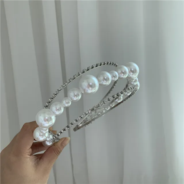 Vintage Sweet White Pearl Hairpin Headband White - Shop at LoveMi