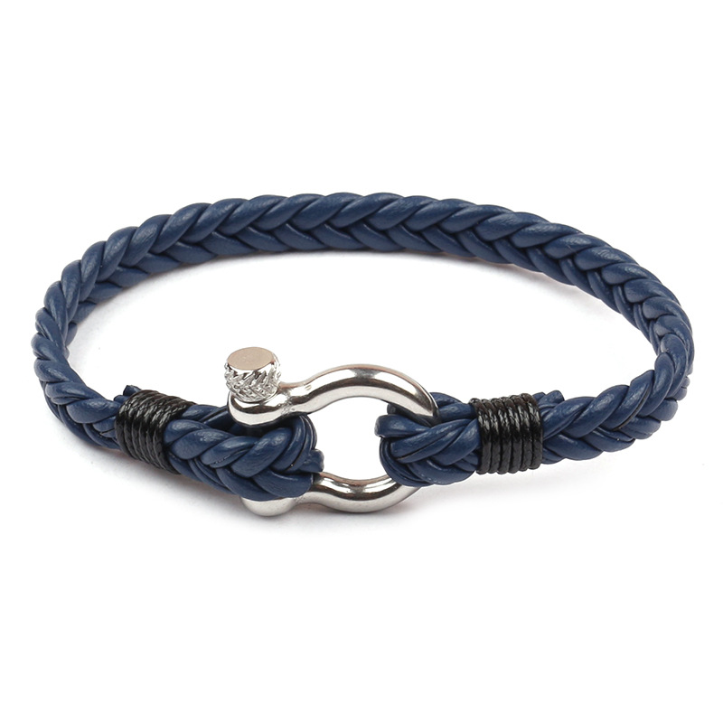 All Match Multi Layer Woven Men's Leather Bracelet