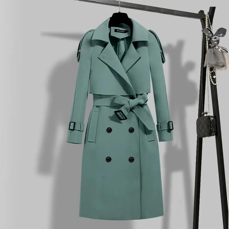 Women's Slim Slim Waist Coat - Green