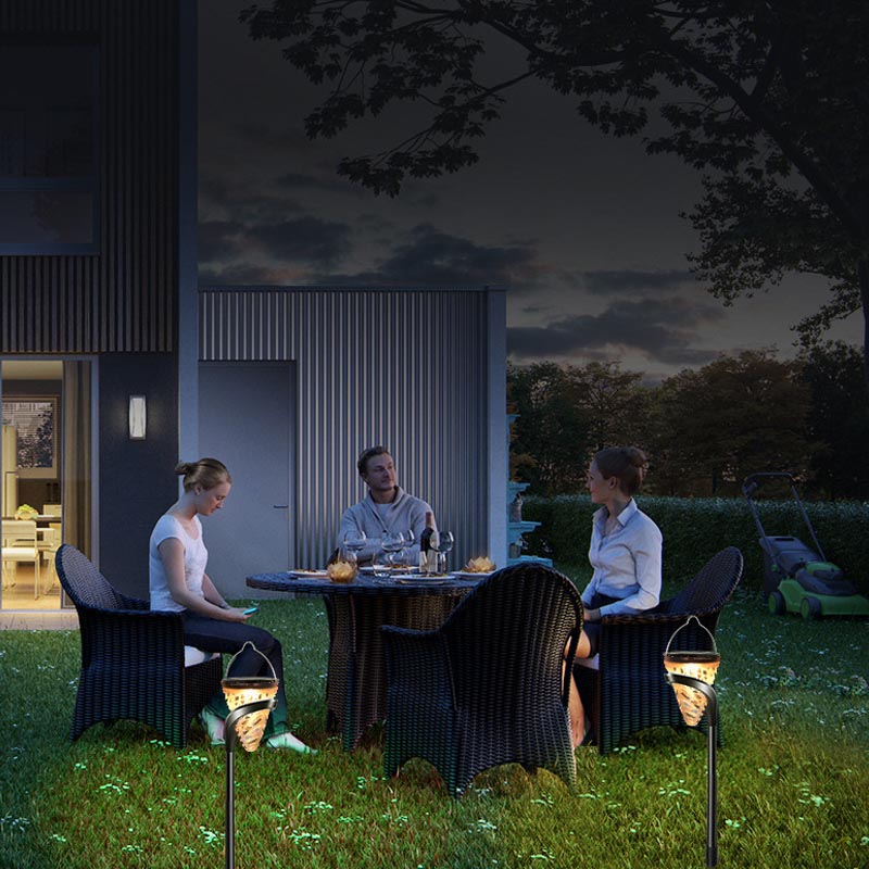 Outdoor Courtyard RGB Inserted Lawn Solar Light — foto 6