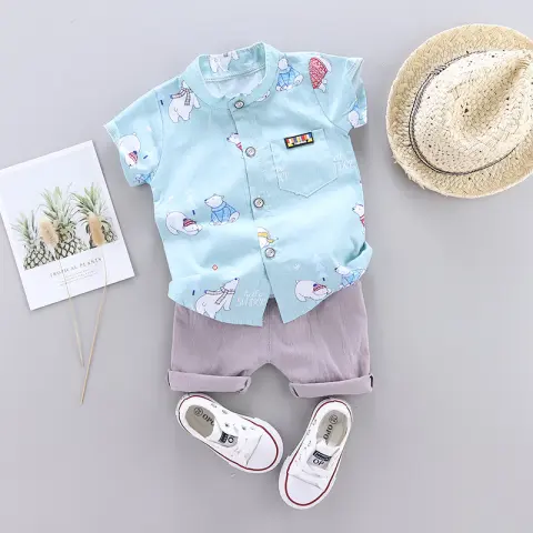 Summer New Children's Clothing Korean Boy Baby Infant Child