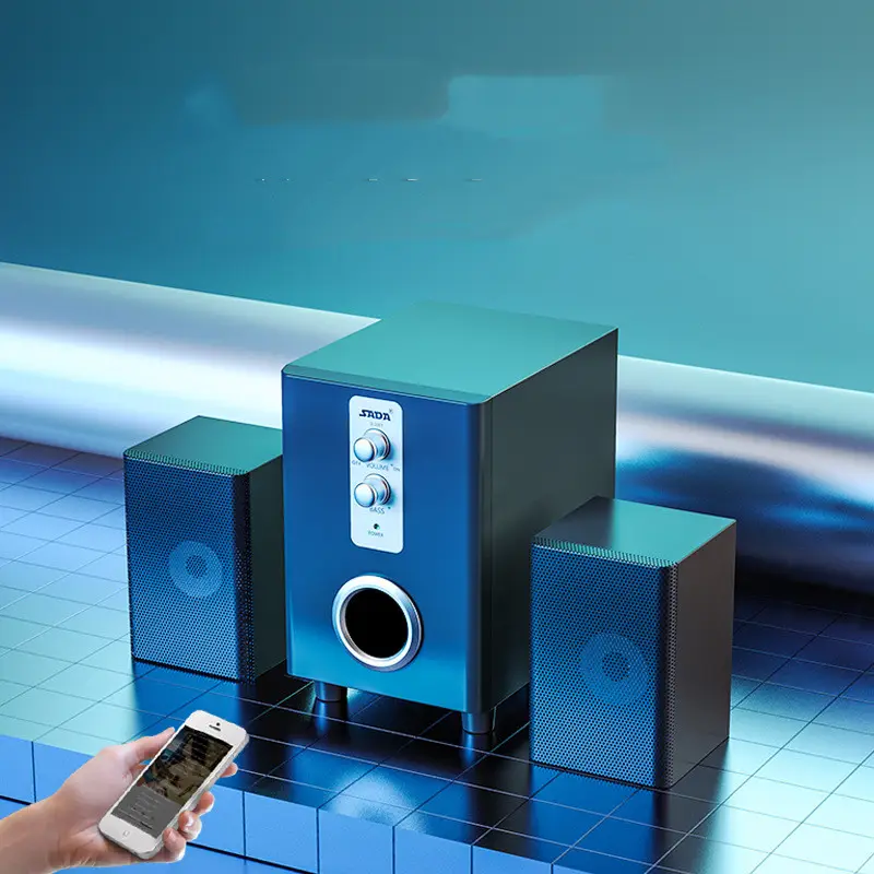 3 in 1 Home Speaker 3.5mm Wired