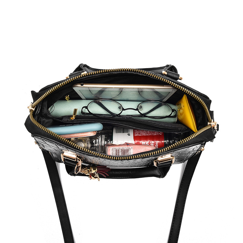 Fashion Snake Print Female Bag Large Capacity Handbag