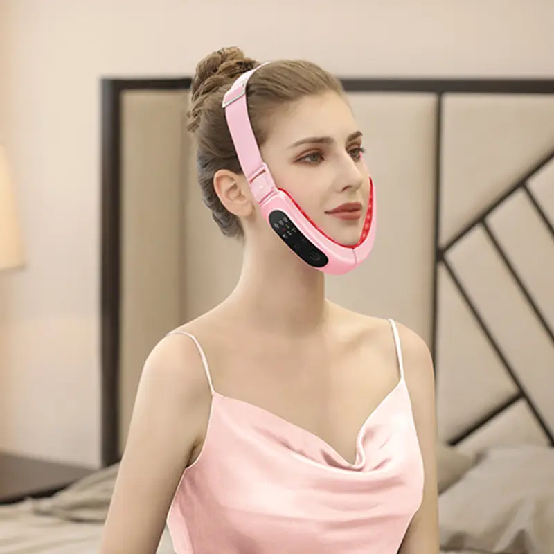 Micro Current Facial Massager Red And Blue Light Cosmetologist