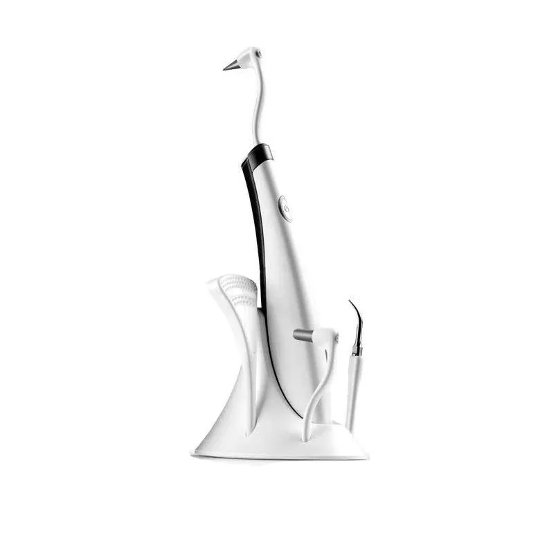 Household sonic scrubber electric tooth scaler - White
