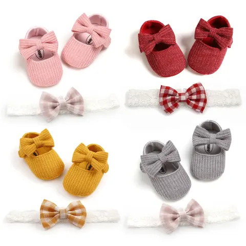 Baby Girl Shoes Newborn Infant First Walker Cotton Sofe