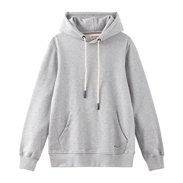 Pure Color Sports Casual Men's And Women's Pullover Sweater Light Grey - Shop at LoveMi