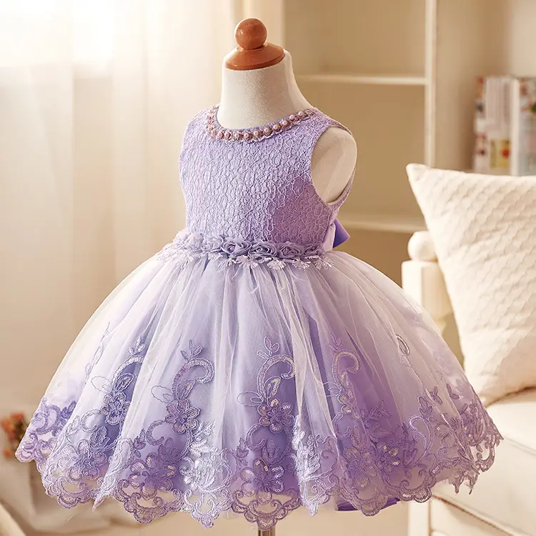 Korean Version Of Children's Vest Net Gauze Puffy Dress