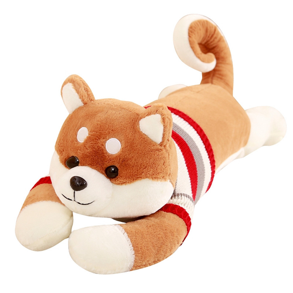 Cute Sweater Dog Chai Dog Doll Girl Big Pillow Plush Toy