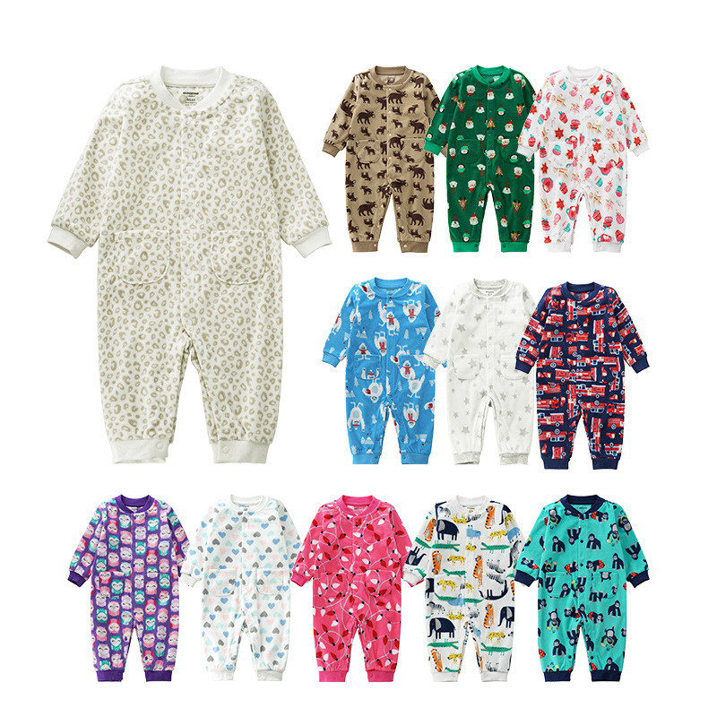 Baby Long-Sleeved Romper For Infants And Young Children