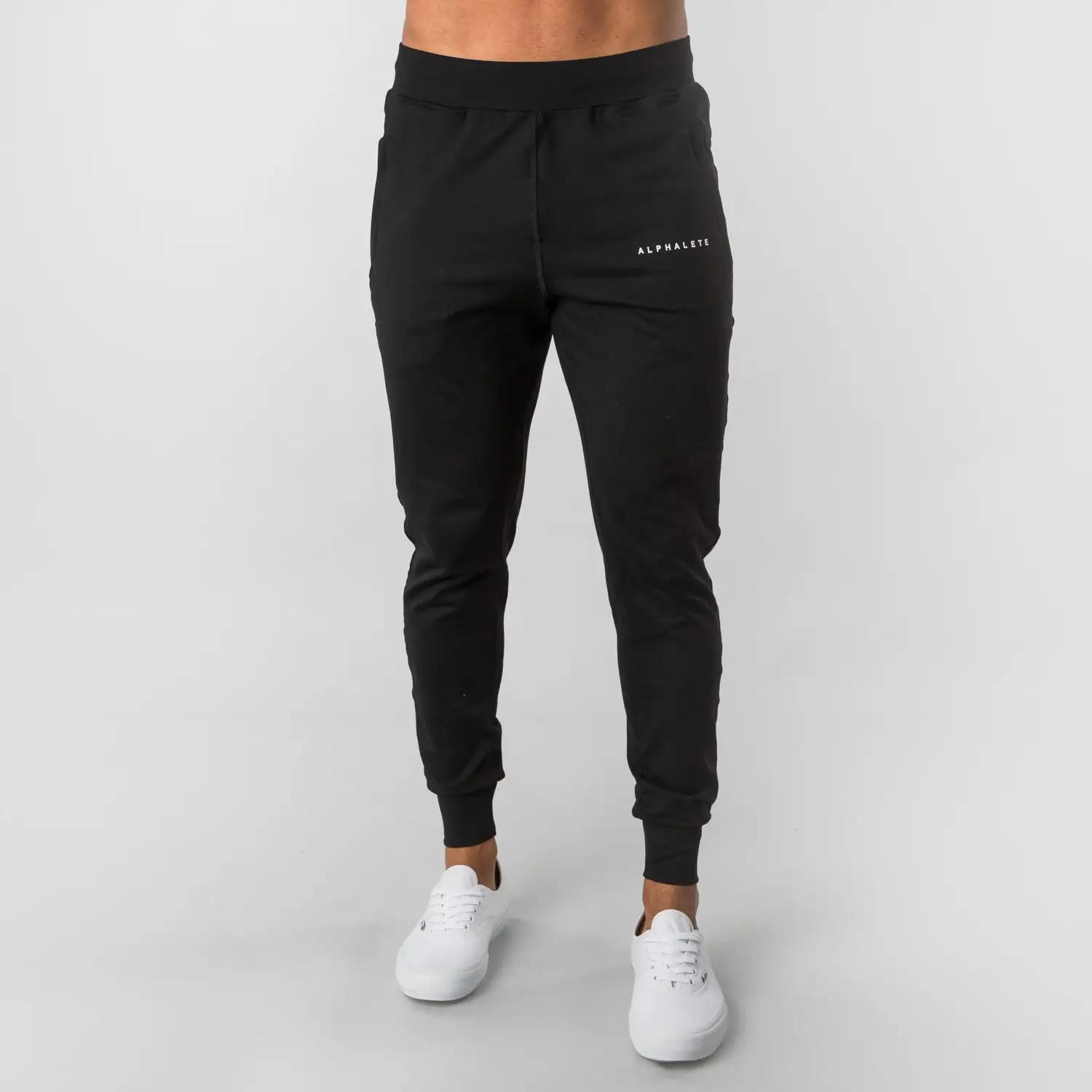 New Sports Trousers Men's Running Training Pure Cotton Slim-Fitting Pants