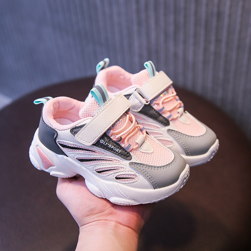 Spring Children's Sports Shoes Boys And Girls Student Running Shoes Korean New Style Single Shoes — foto 5