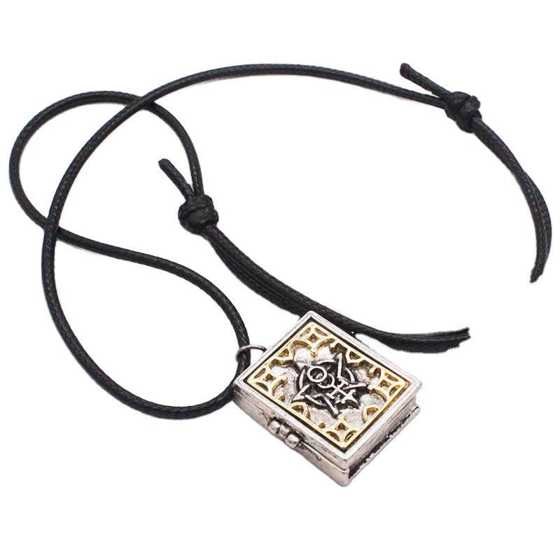 Magic Book Hides Stumps And Limbs Funny Dark Necklace