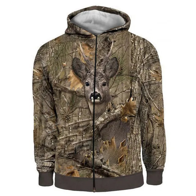 Men's Women's Fashion Hooded Street Sweatshirt Zipper Shirt - Shop at LoveMi