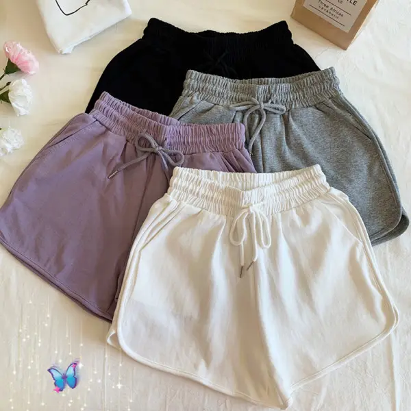 Wear Short Athletic Shorts with High Waists