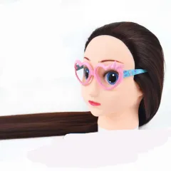 Hair Modelling, Female Hair Cutting Apprentice Hairdressing Practice - Brown - View 1