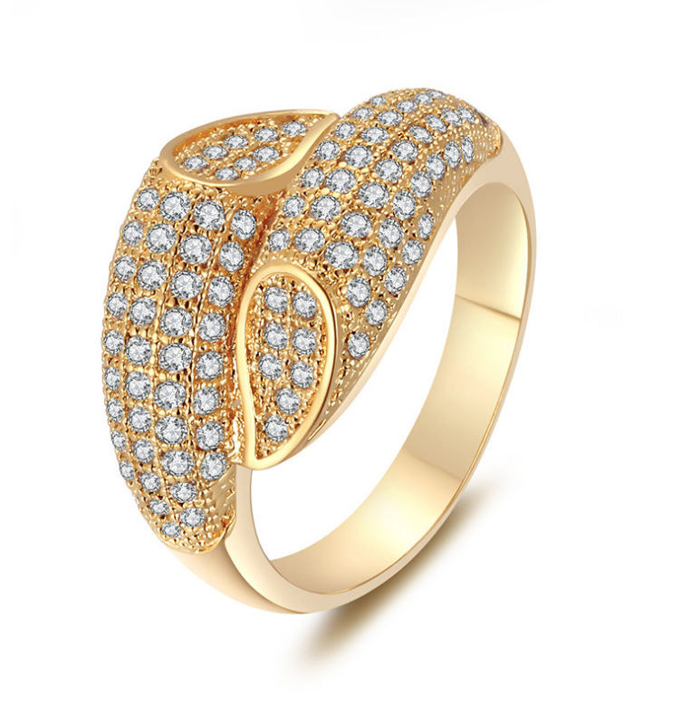 Copper Ring Fashion Temperament Boutique Luxury High-End Ring