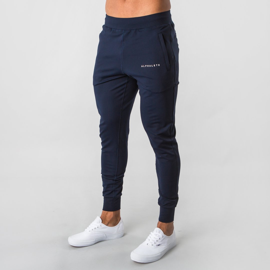 New Sports Trousers Men's Running Training Pure Cotton Slim-Fitting Pants