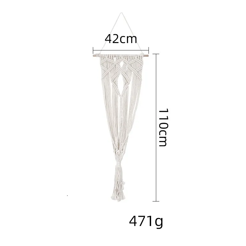 Pet Swing Cage Handmade Macrame Four Seasons Available - G Without Mat