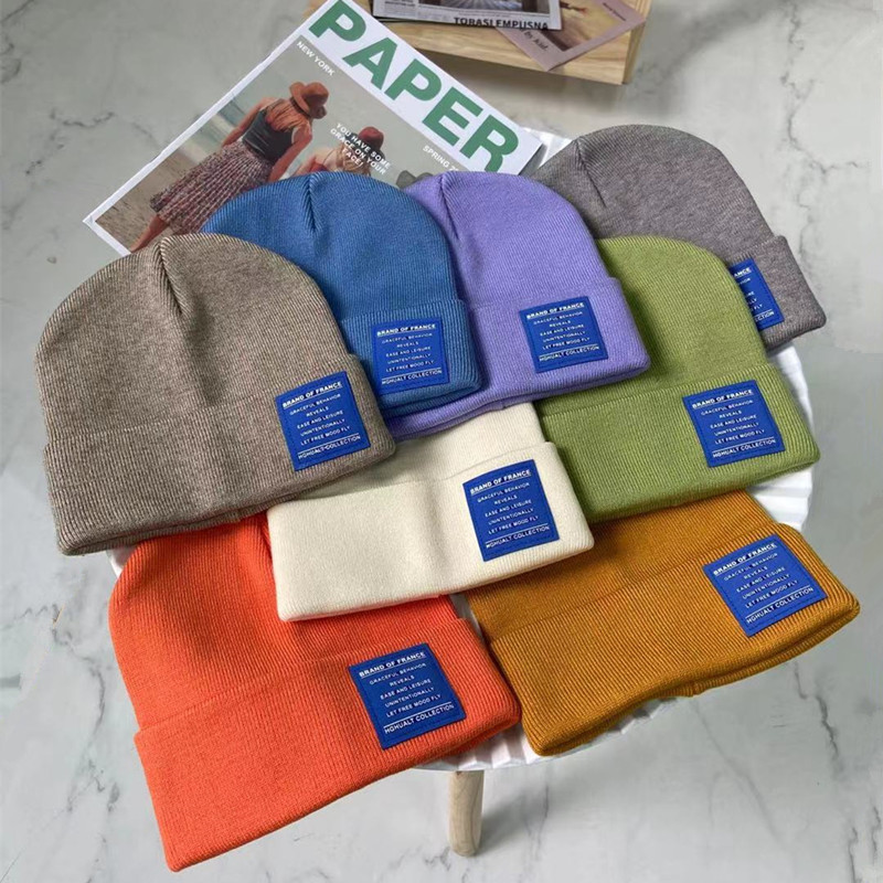 Japanese Label Fashion All-match Warm Woolen Cap