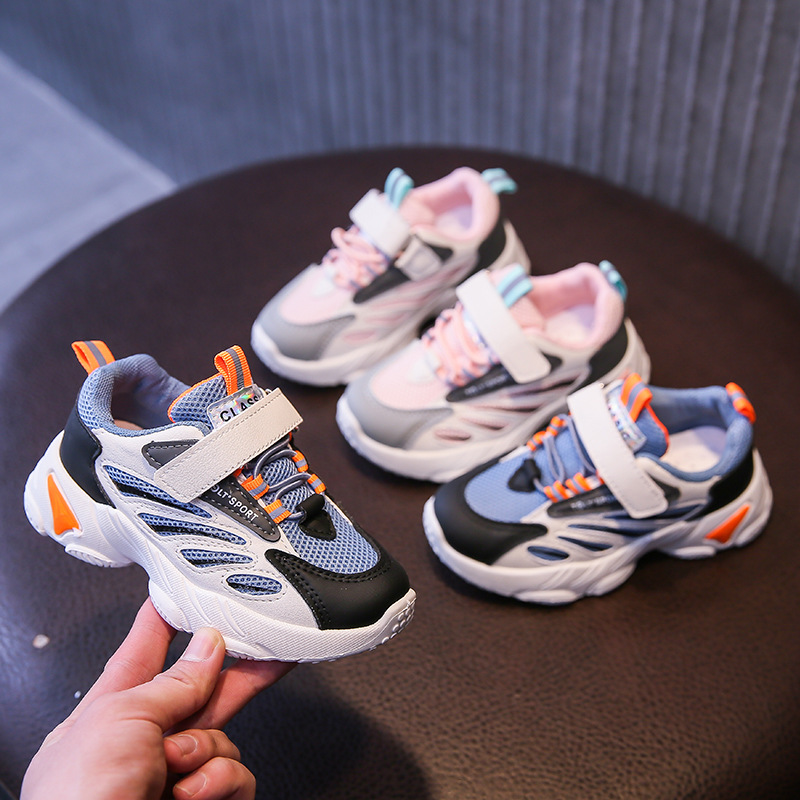 Spring Children's Sports Shoes Boys And Girls Student Running Shoes Korean New Style Single Shoes — foto 3
