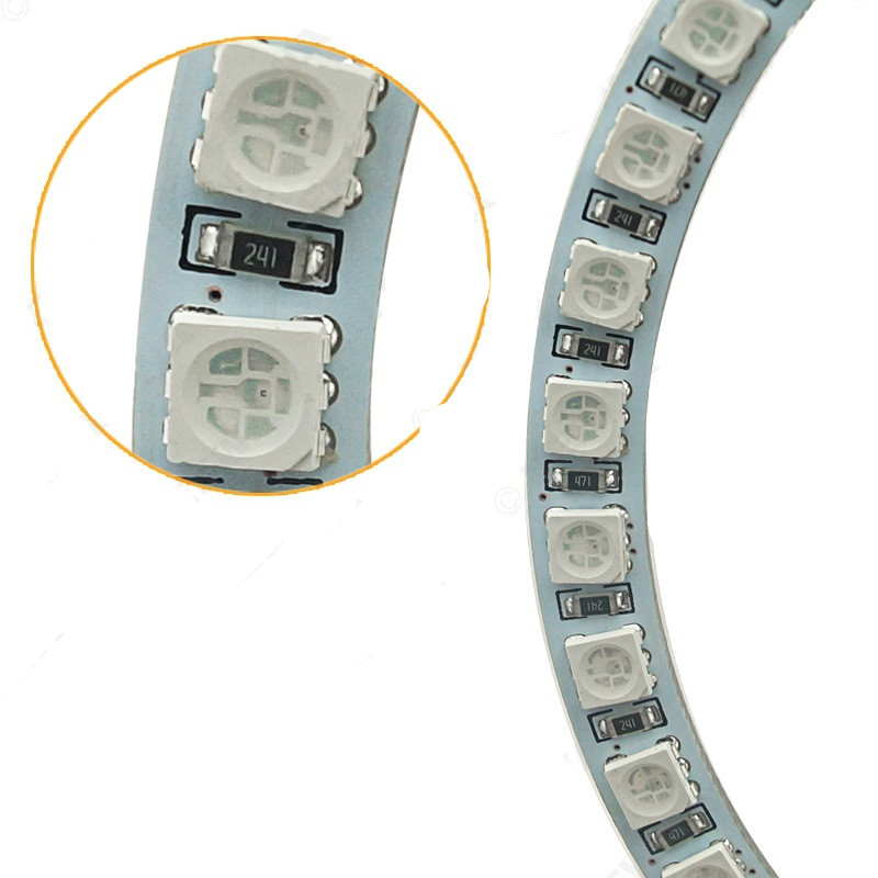 Car LED Remote Control Angel Eye Fog Light Ring