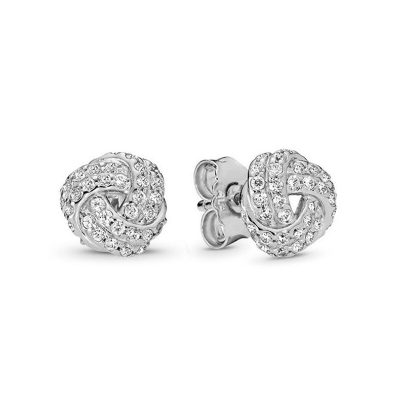 Bud Shaped Micro-Zircon Shaped Lady's Ear Stud