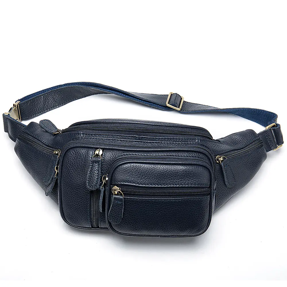 Oil Wax Leather Retro Cowhide Crossbody Chest