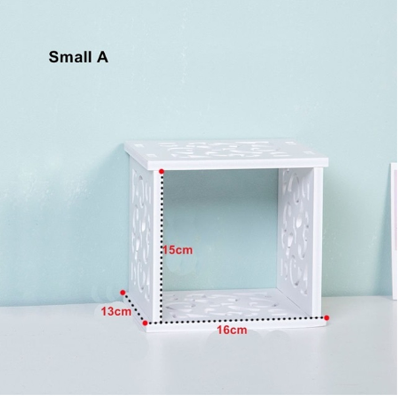 Creative Lattice Kitchen Shelf Wall Hanging Simple and Present