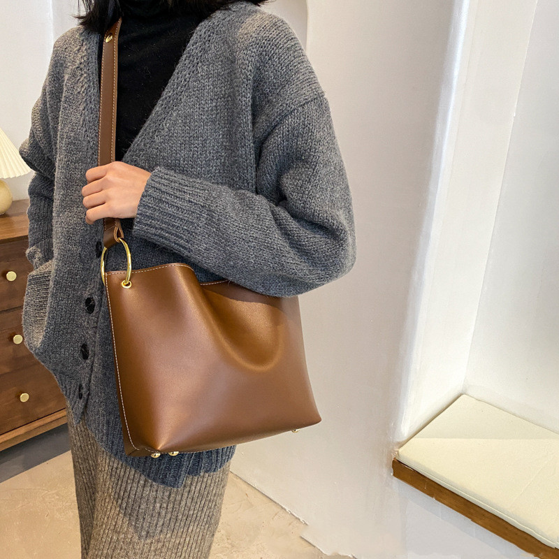 PU Bucket Crossbody Bag, picture 3 of 7
