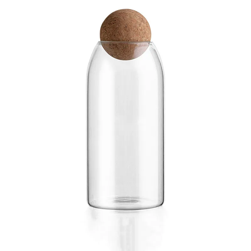 The Cork Glass Holds The Sealed Canister - G1803S