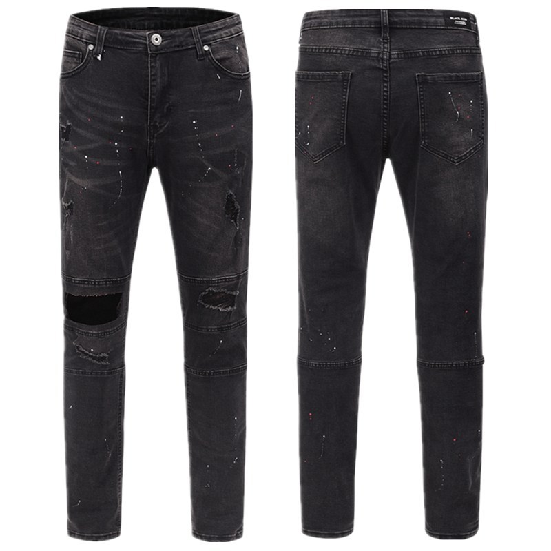 High Street Personality Trend Low - Knee Slim Trousers