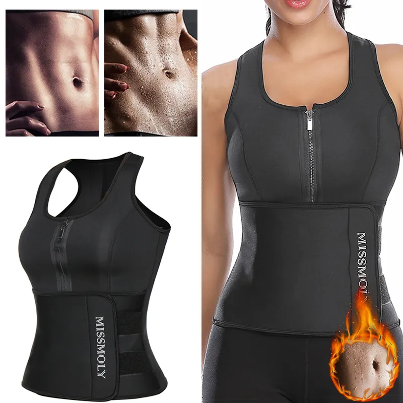 Women Neoprene Waist Trainer Sweat Sauna Suit Cincher