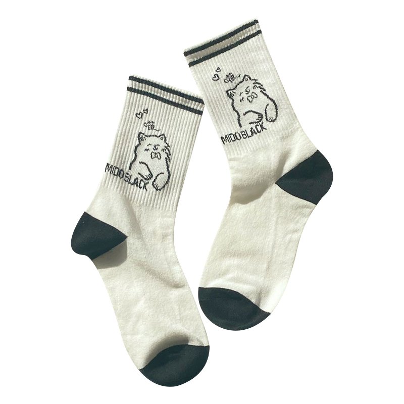 Title 1, Black And White Socks In Women