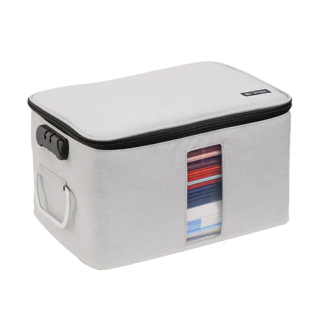 Large Capacity of Family Document Storage Bag Grey - Shop at LoveMi