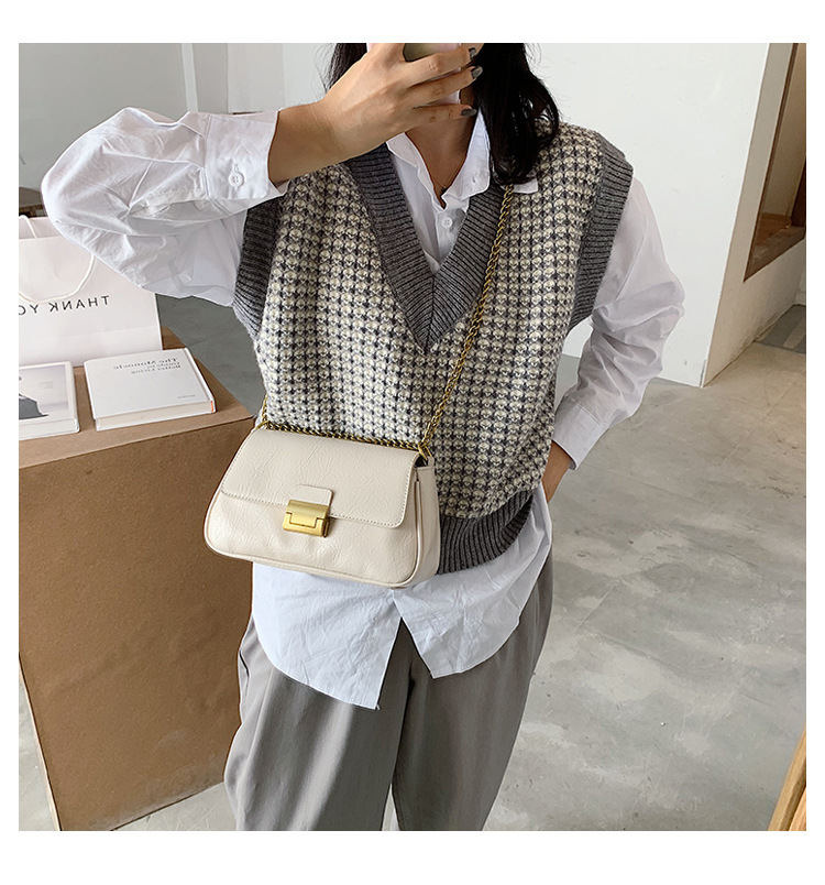 All-match One-shoulder High-end Small Square Bag