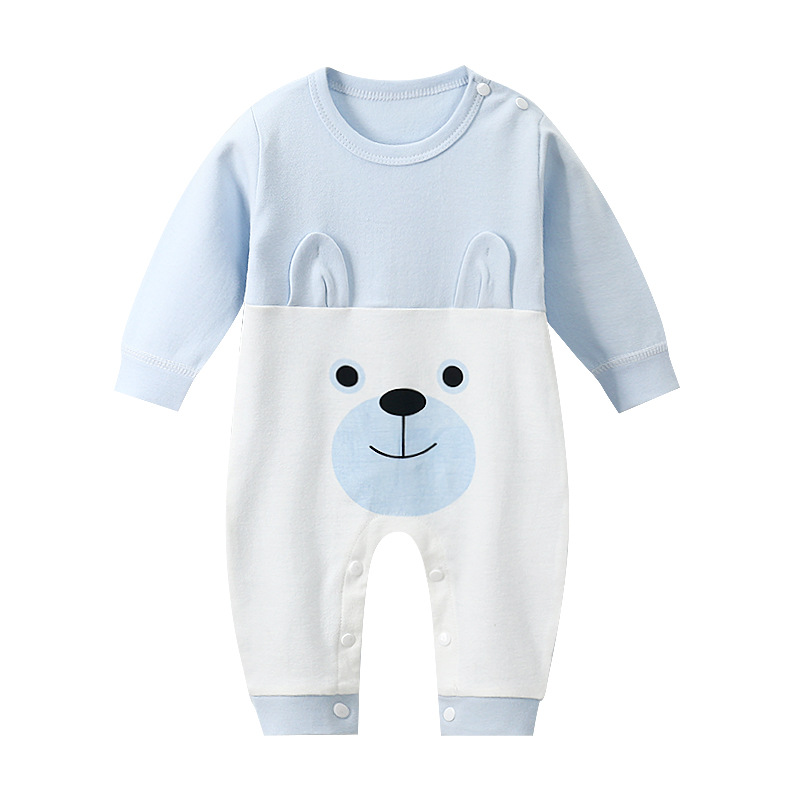 Baby Romper Long Sleeve Cartoon Printing Spring Autumn