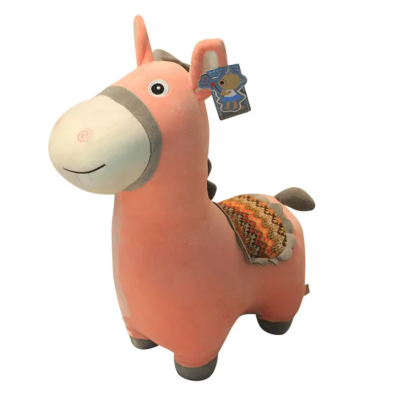 New Simulation Standing Cute Little Donkey Plush Toy