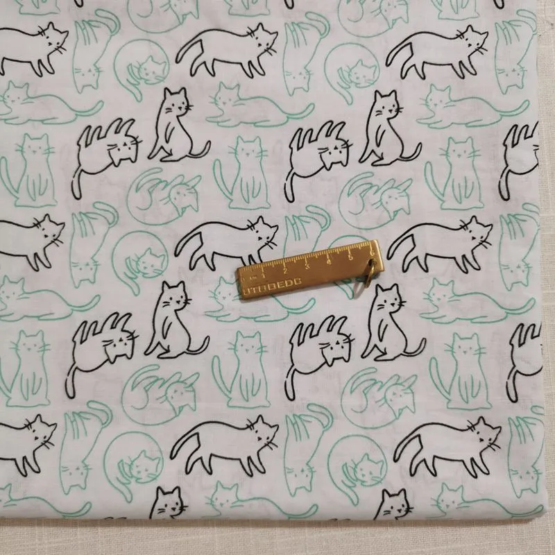 Pure Cotton DIY Printed Cotton Patchwork Bag Fabric - Plain Cloth 21