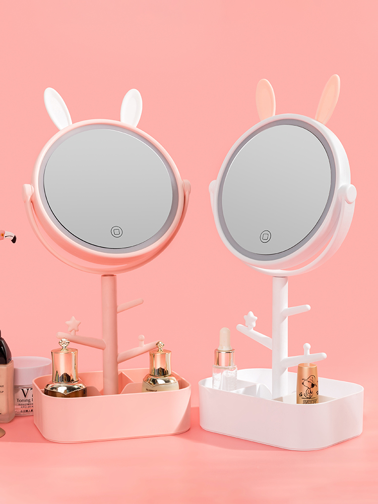 Specchio da Makeup Con Luce Desktop Portatile