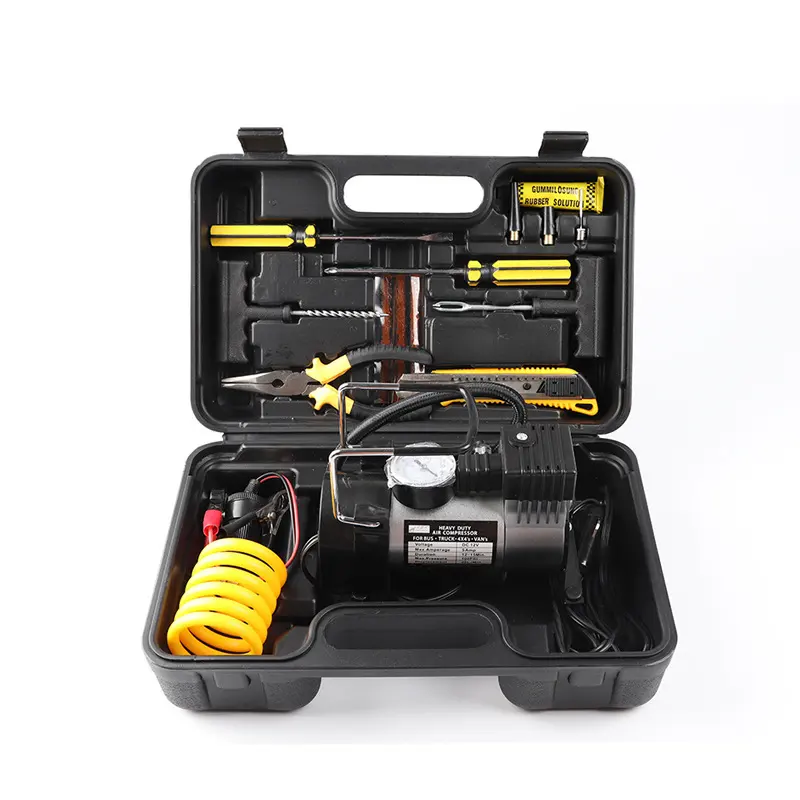Multifunctional Tire Electric Car Repair Kit Tool Box