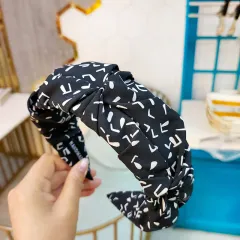 Pressed Hair Accessories Retro Style Female Headdress - Black - View 1