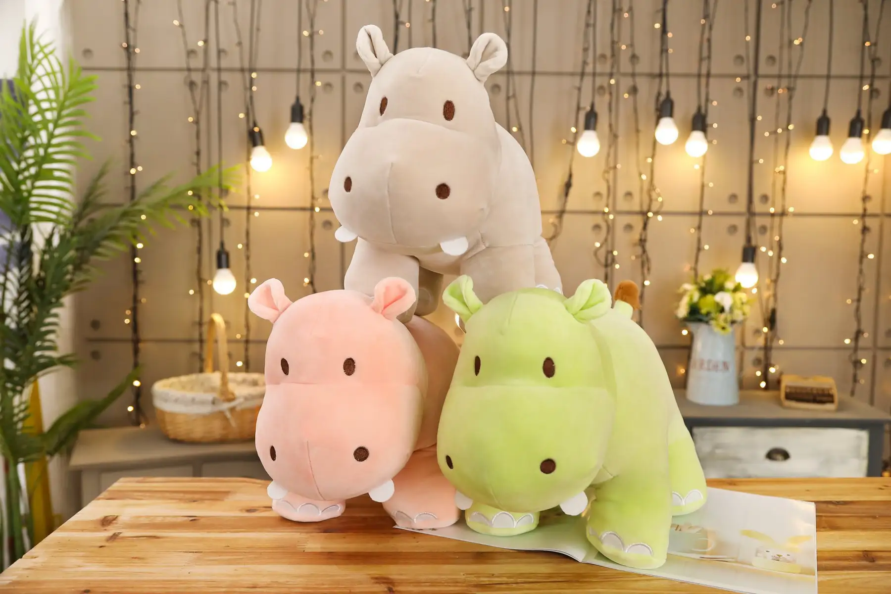 Cute Mr Hippopotamus Doll Children Cartoon