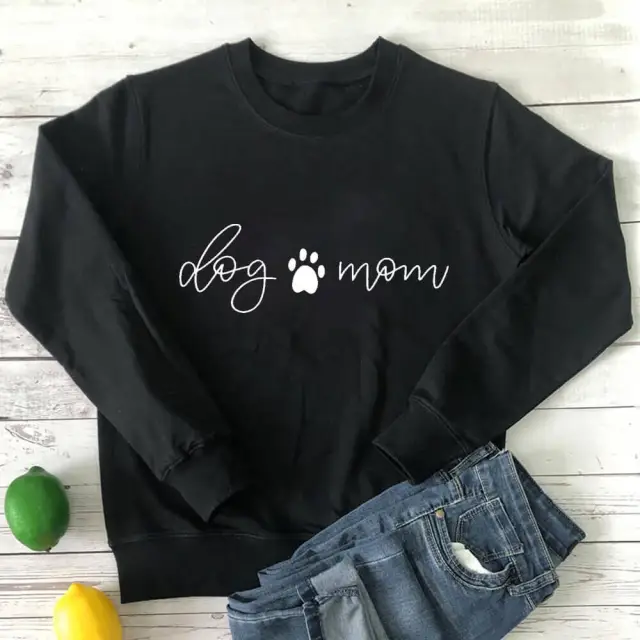New Foreign Trade Long Sleeved Sweater Theme Sweater Black - Shop at LoveMi