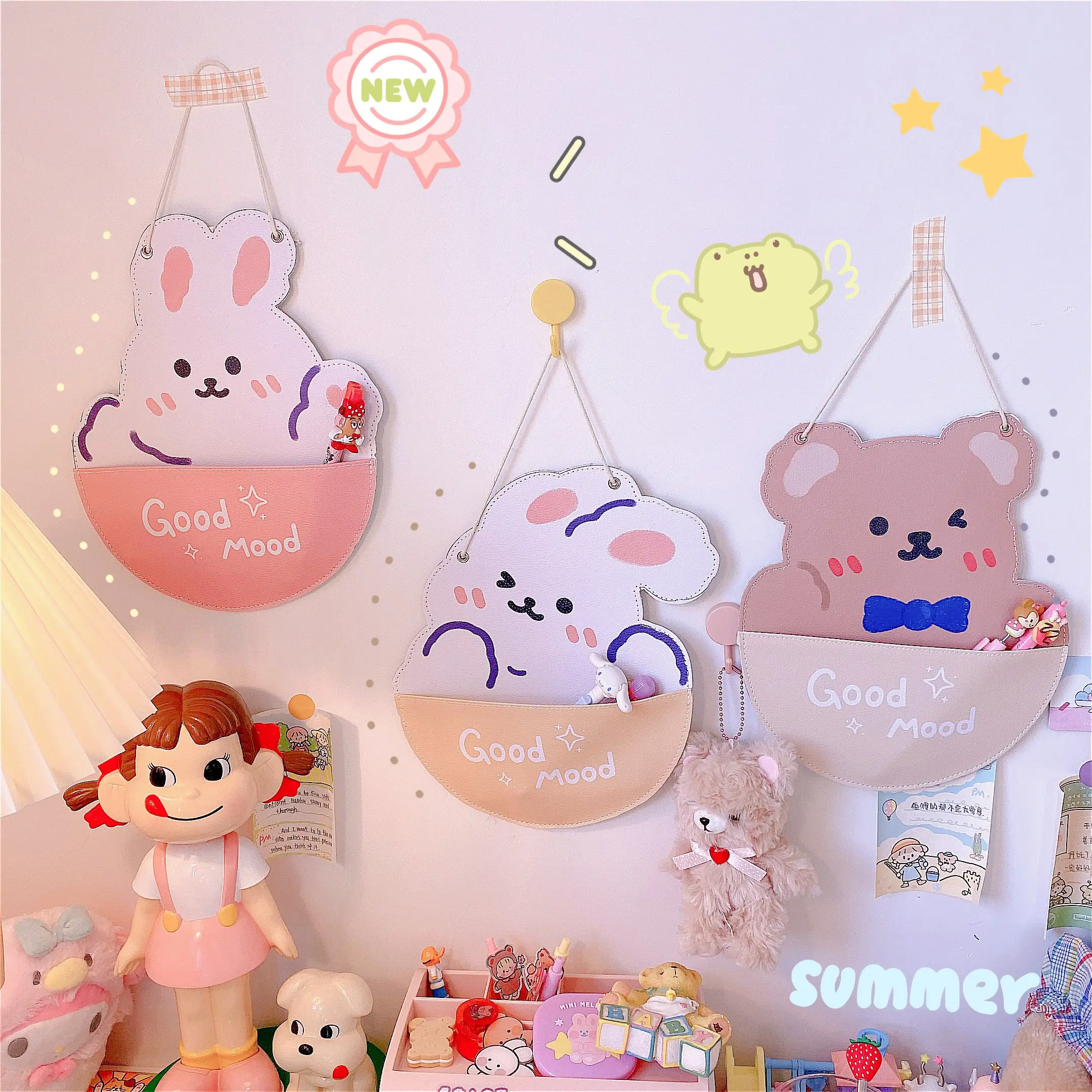 Bedroom Wall Hanging Bag Home Decoration Storage