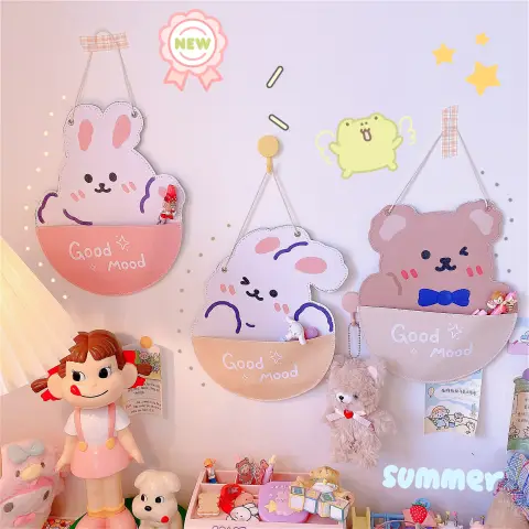 Bedroom Wall Hanging Bag Home Decoration Storage Bag