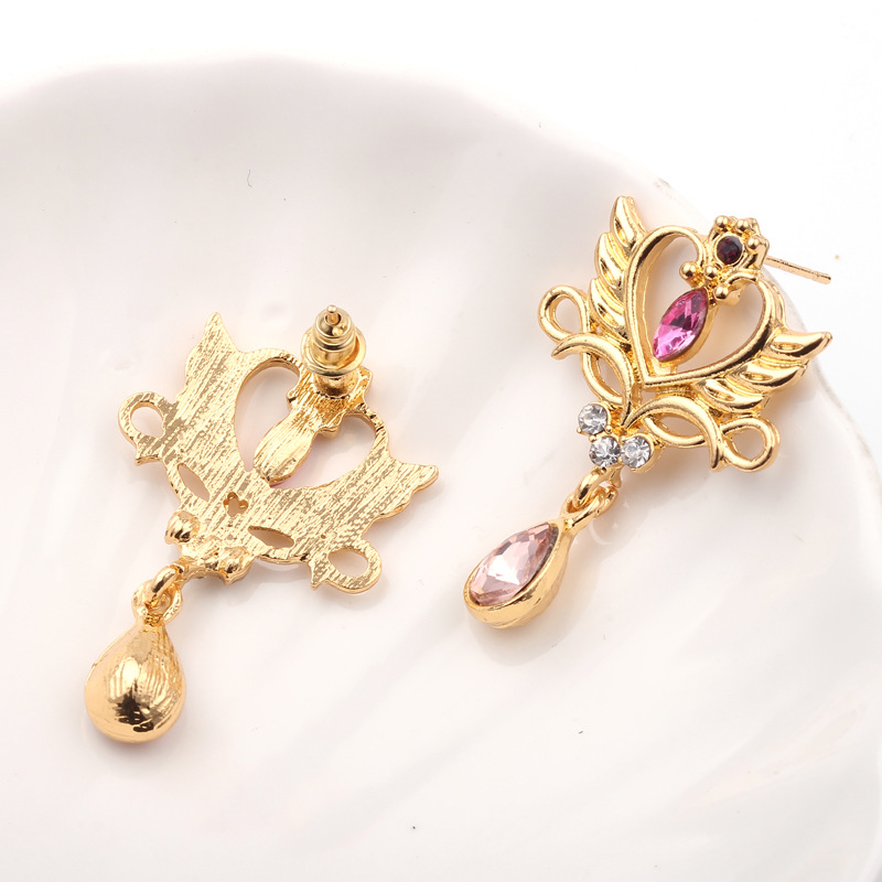 Small  Symmetrical Anime Love Sailor Moon Earrings